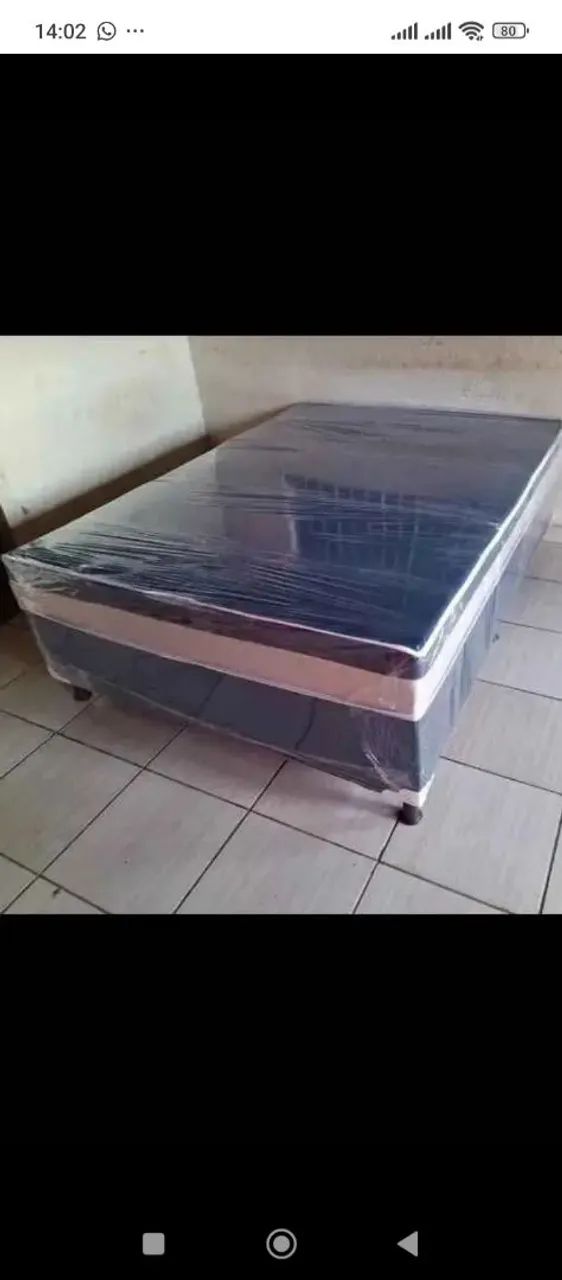 Cama box de casal nova ponta entrega  - Foto 2