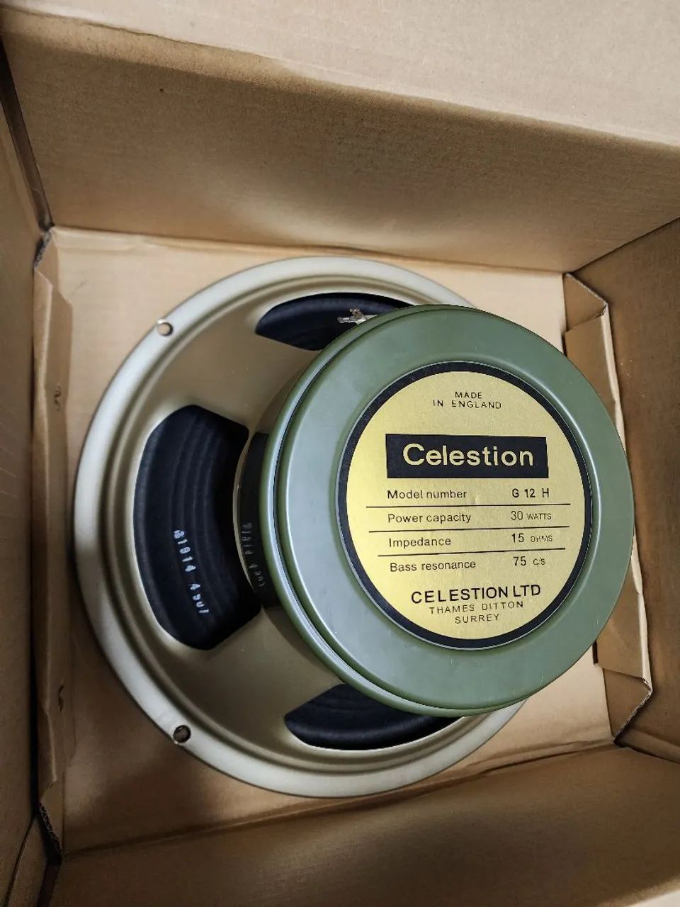 Par Celestion Greenback Heritage G12H Inglês - Foto 2