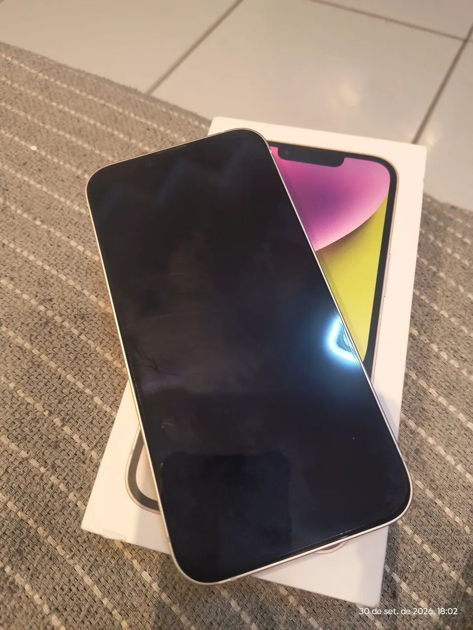 iPhone 14 branco sem marcas de uso celular de mulher Lindo e impecável  - Foto 3