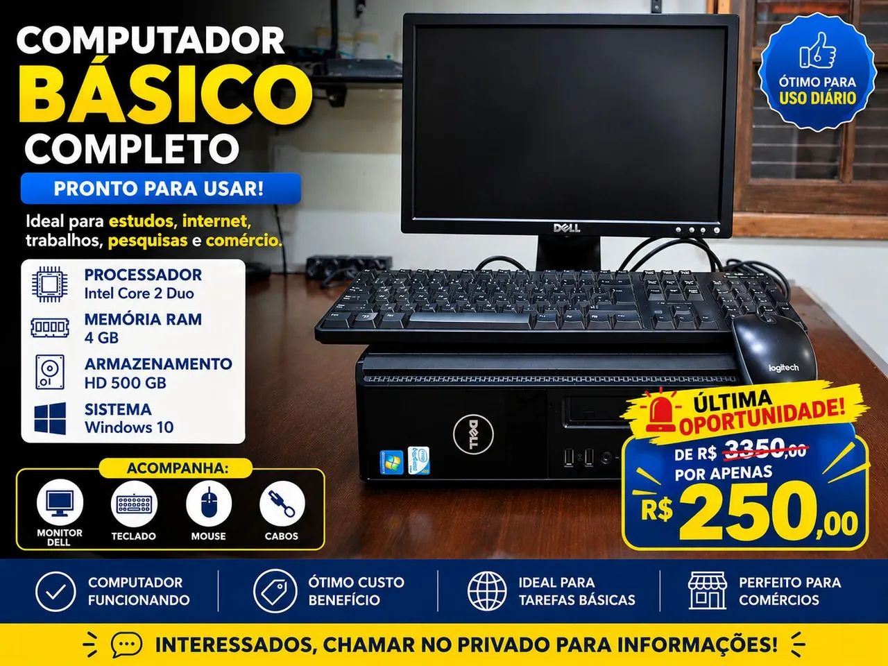 Computador básico completo 