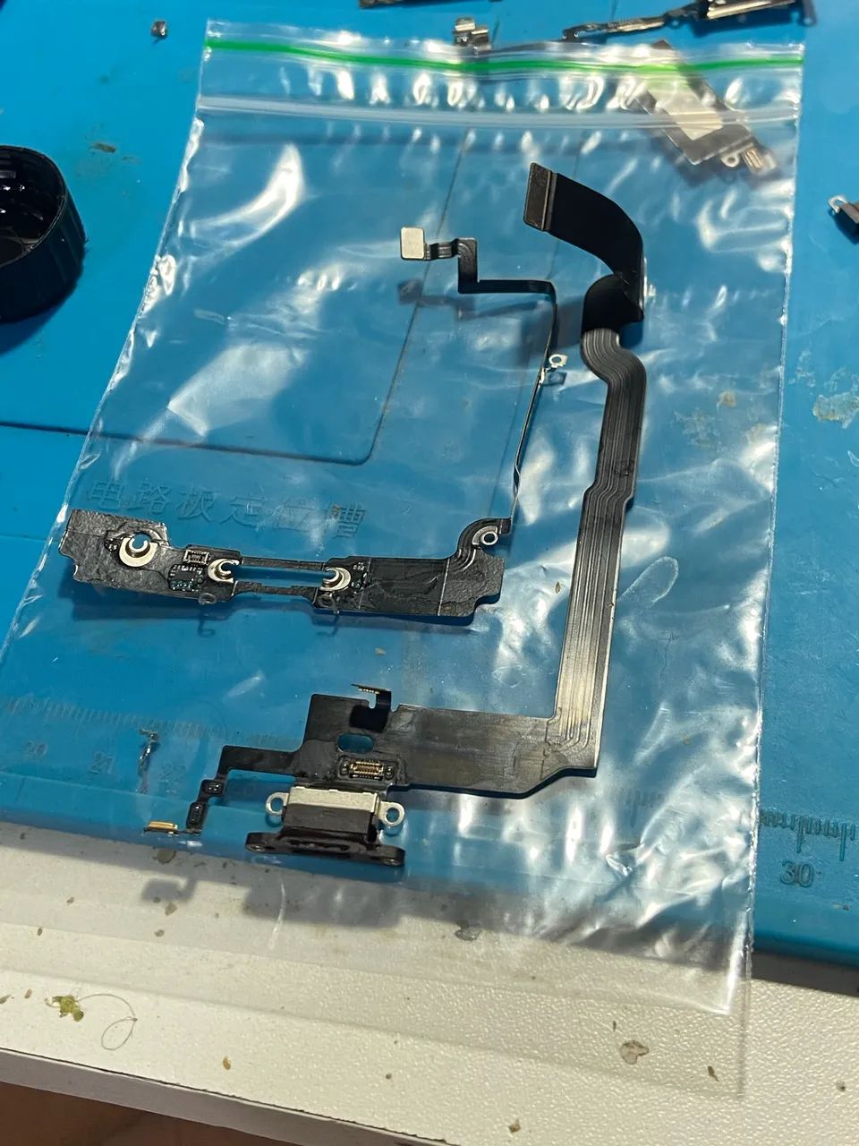 Doc de carga e antena do iPhone X original 