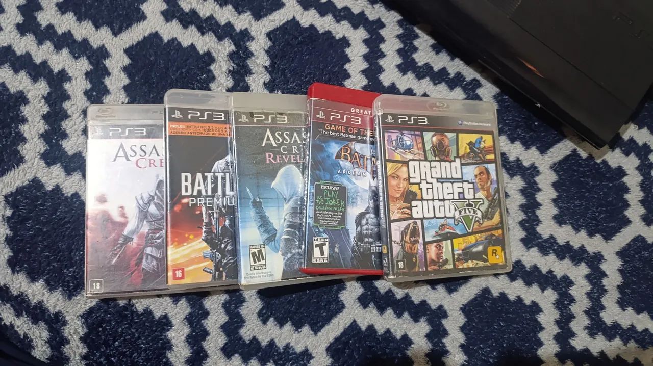 PS3 bloqueado , com adaptador HDMI  - Foto 5
