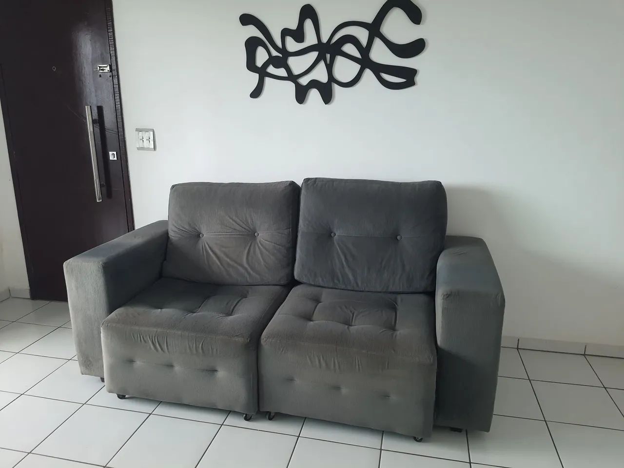 Sofá retrátil 2 lugares