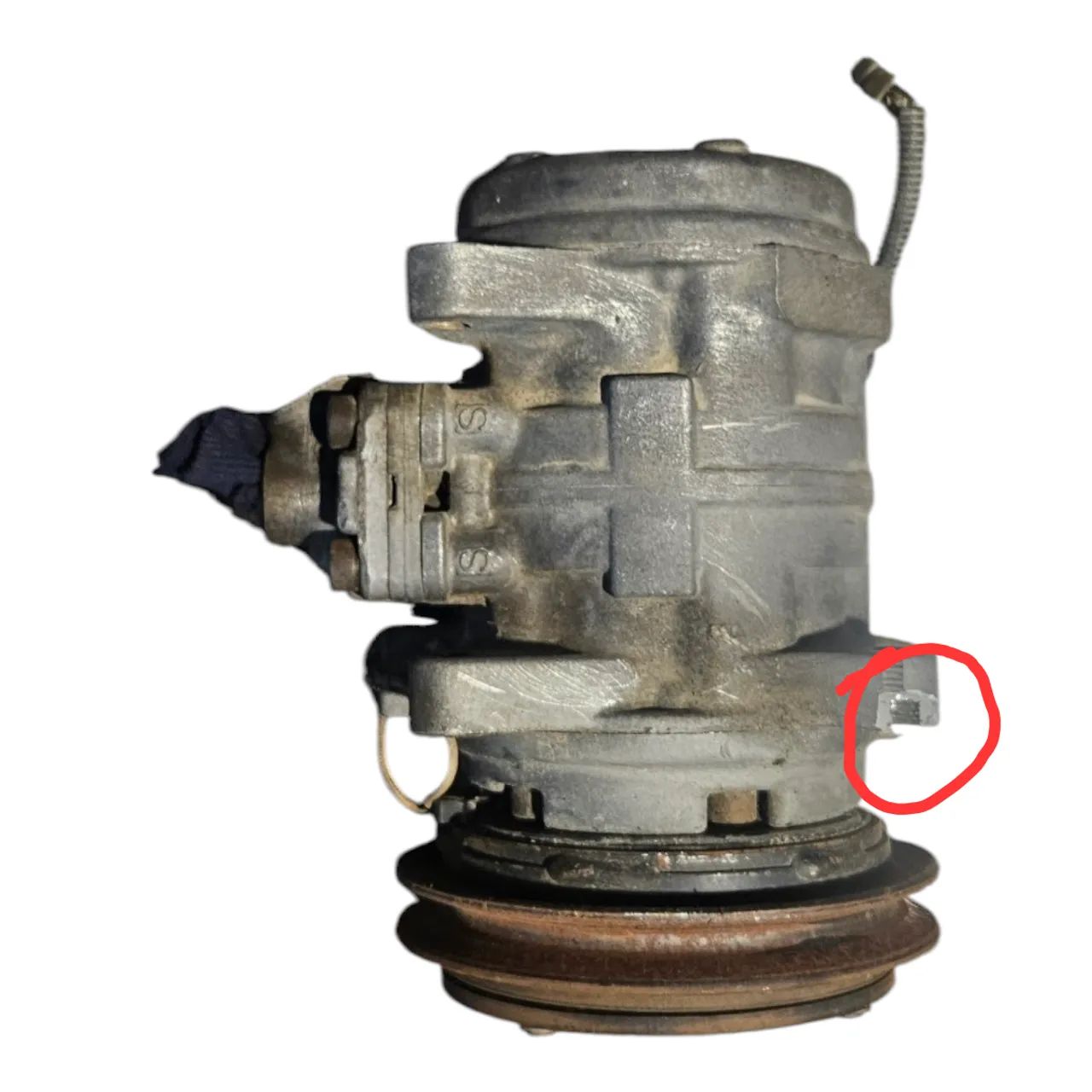 compressor de ar condicionado volkswagen worker 23220 2003. - Foto 2
