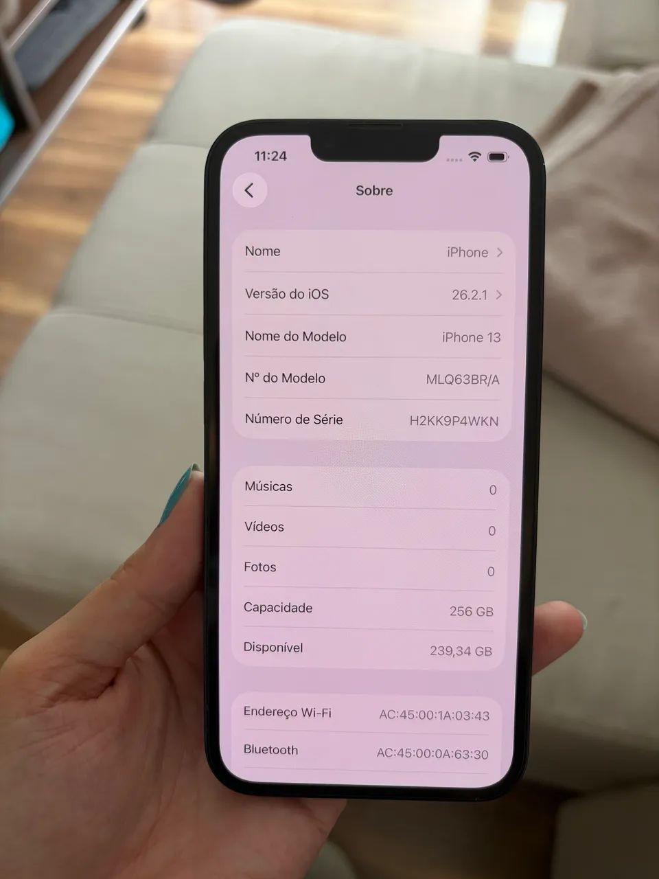 Iphone 13 Preto 256GB - Foto 3