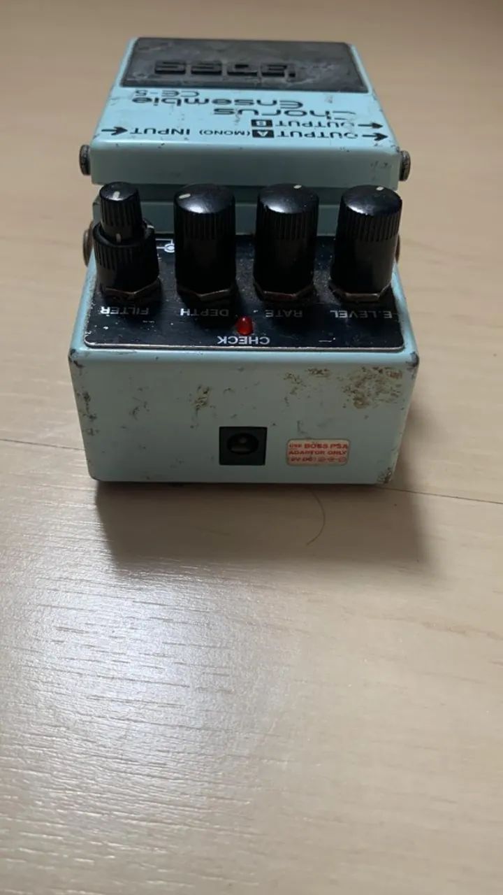 Pedal Boss CE 5 Chorus Ensemble - Pink Label Raríssimo dos anos 90