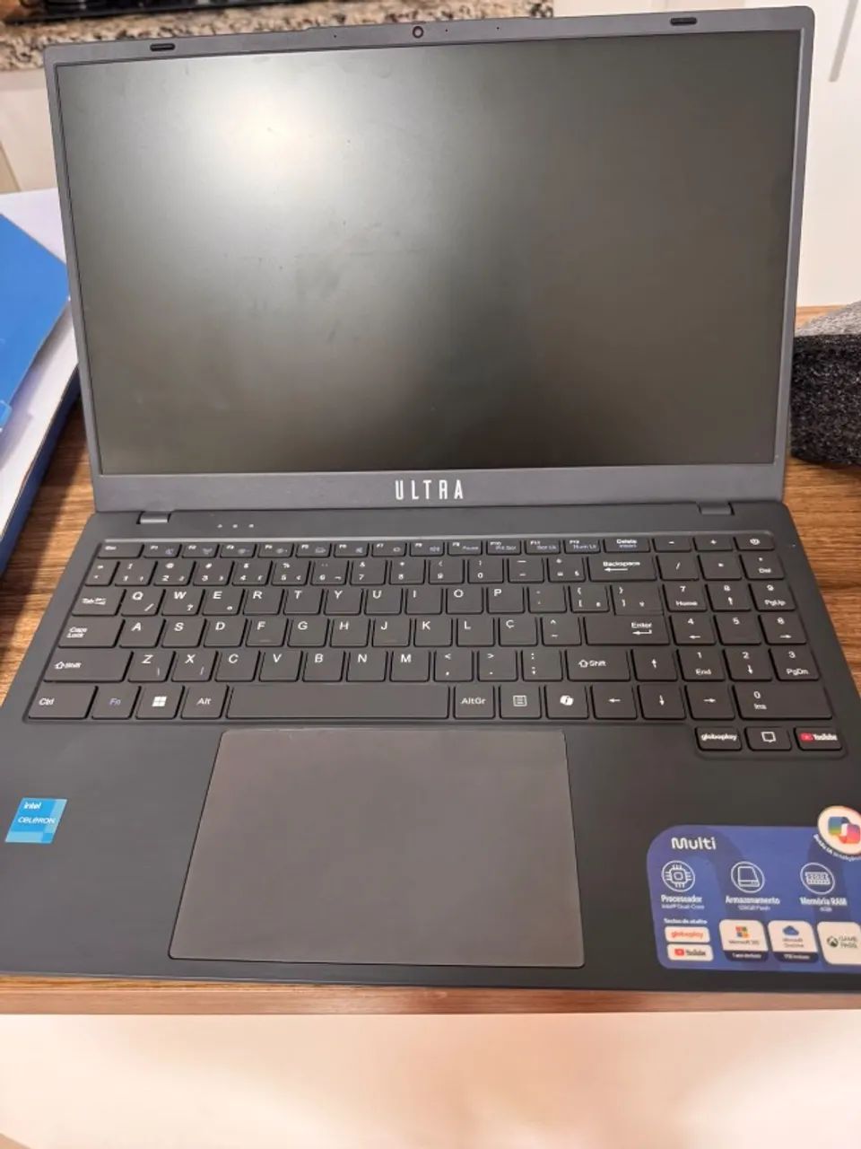 Notebook Multi Ultra Celeron N4020c 4gb 128gb W11 15.6 polegadas - Cinza - 2 MESES DE USO - Foto 4