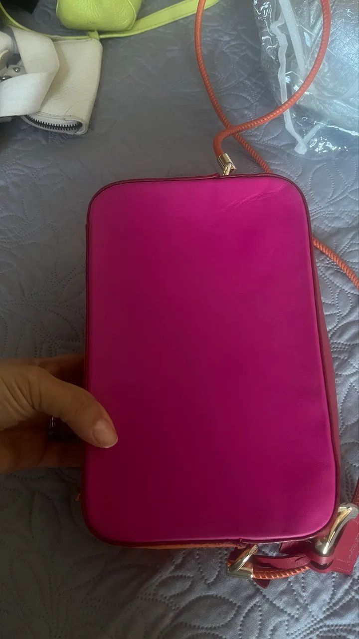 Bolsa Arezzo couro 2 cores 