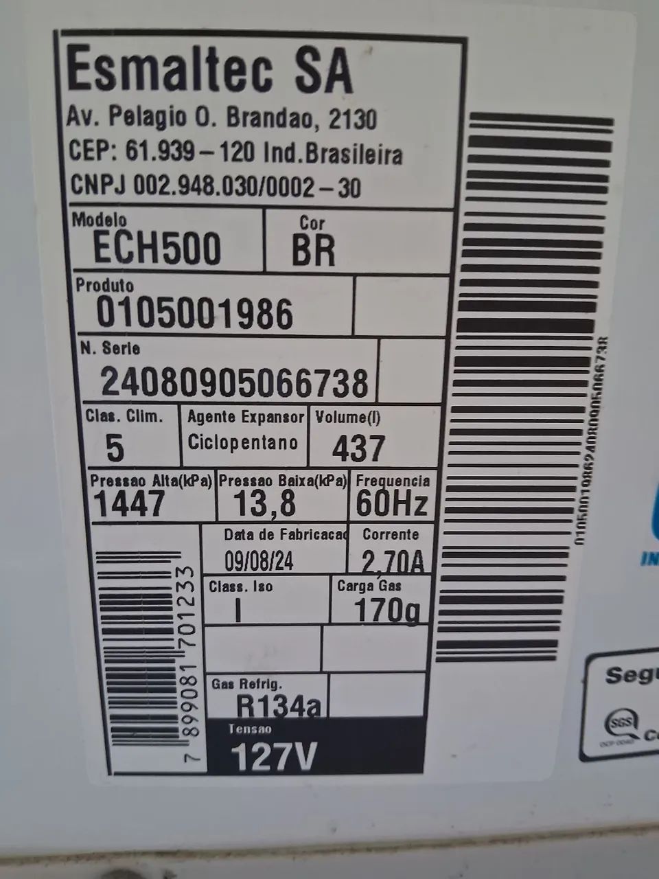 Vendo freezer semi novo - Geladeiras e Freezers - Itaporanga D