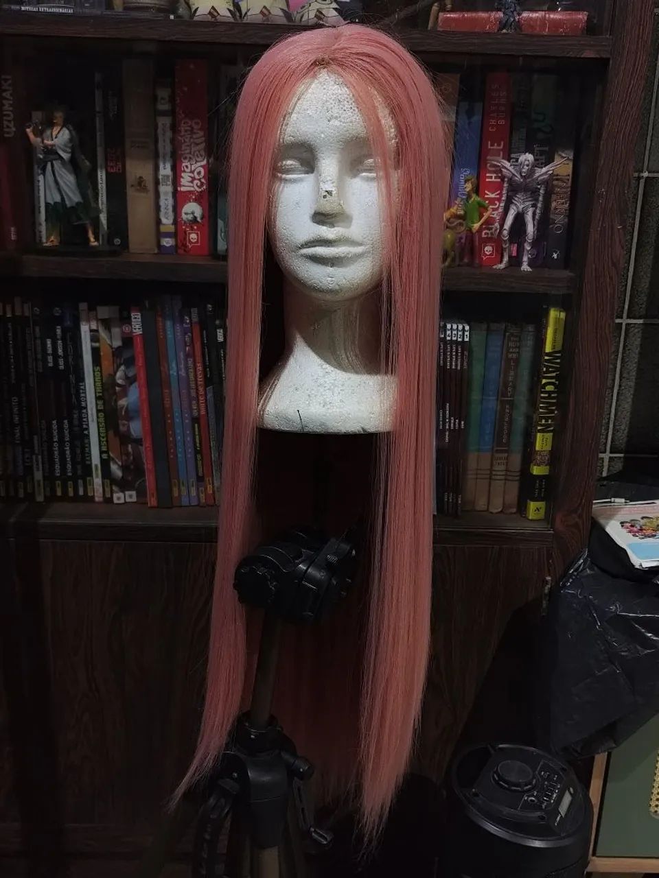 Peruca Front Lace rosa