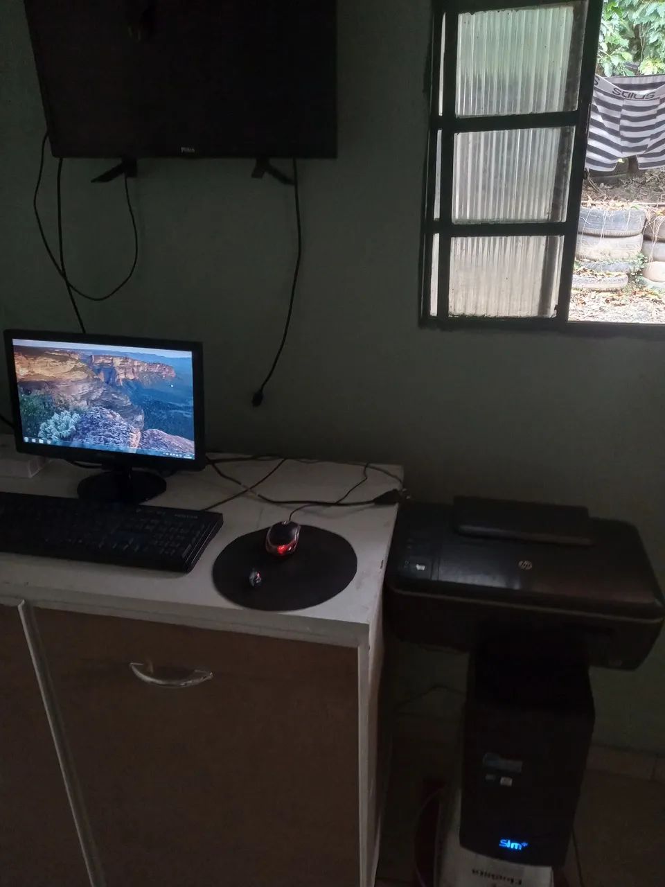 Computador positivo mais impressora HP 