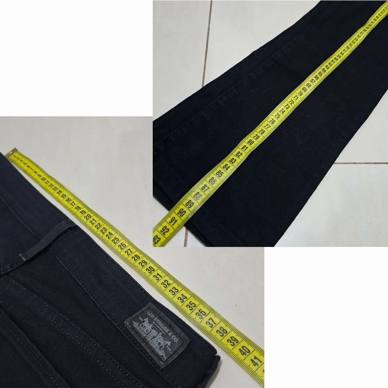 Calça jeans Levi's 552 Mid Rise Straight  - Foto 5