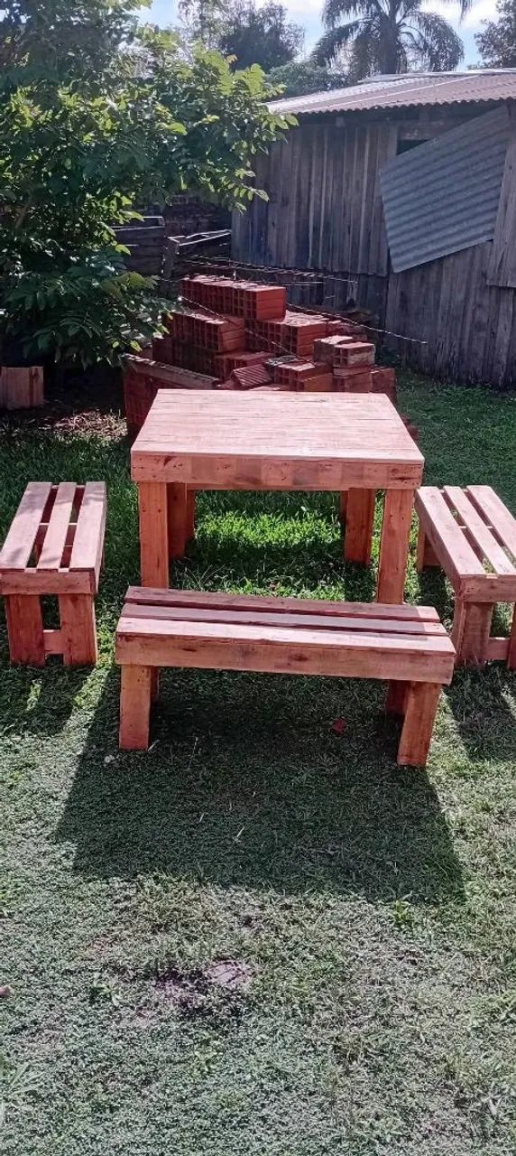 Ideias rústico para decoração de sua casa feito de paletes  - Foto 4