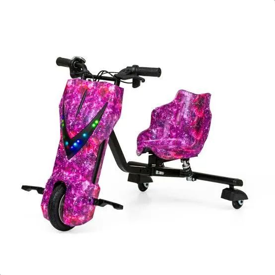 Triciclo Drift Elétrico 350W Bluetooth, 8" polegadas, Iluminação em LED, 100kg NOVO - Foto 2