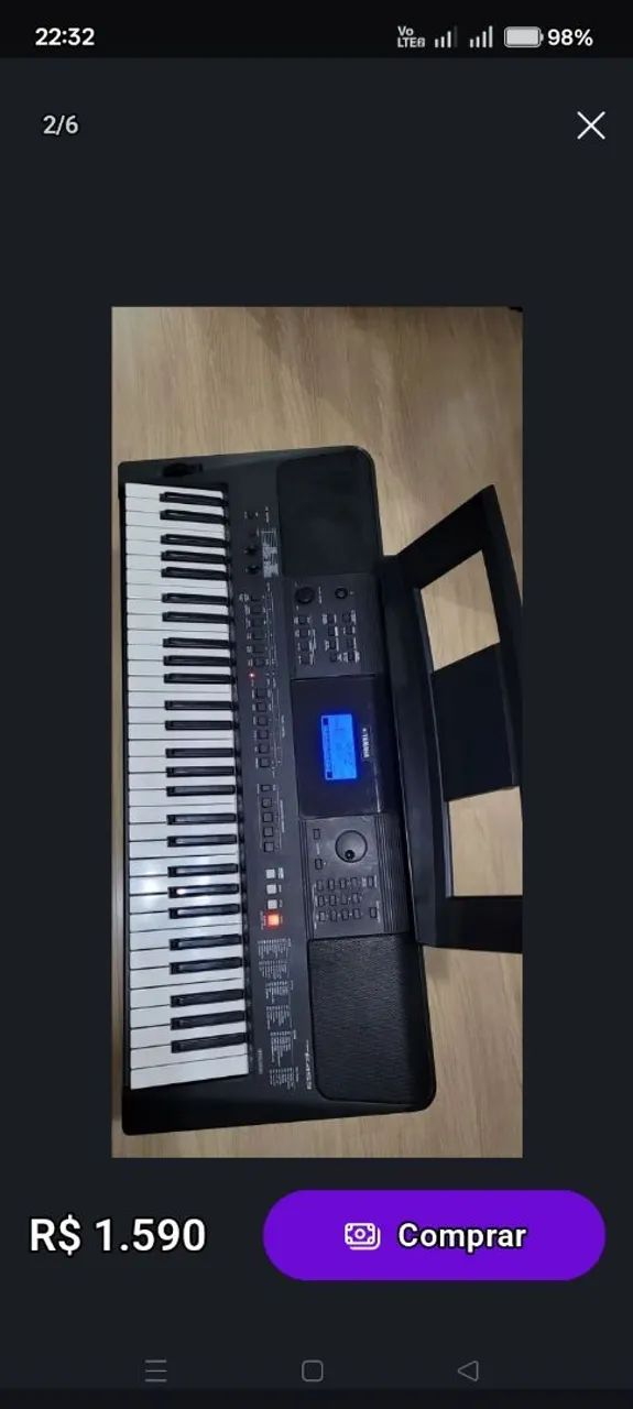 Teclado Psr E453 Yamaha - Foto 2