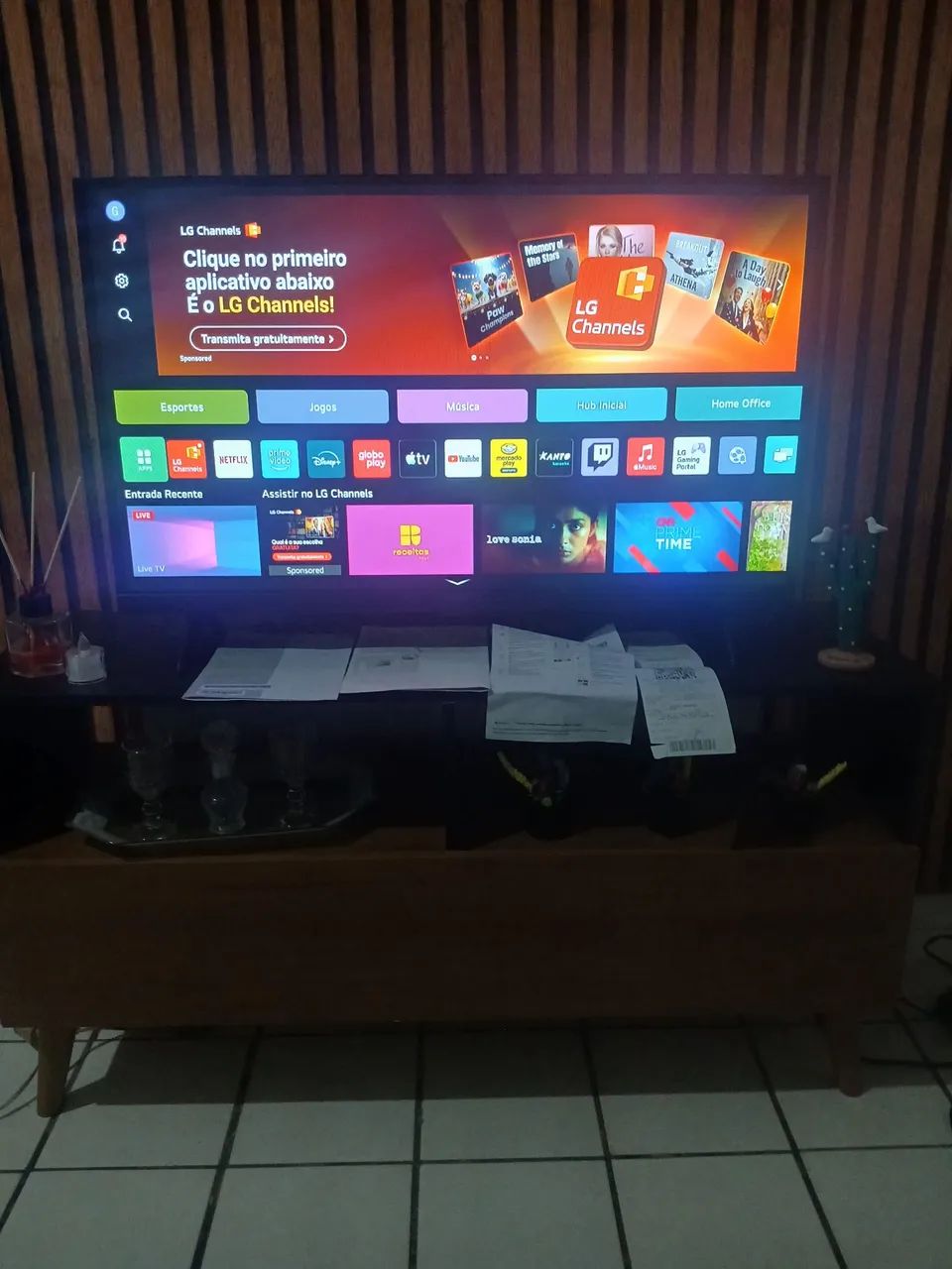 SMART TV LG WebOS 32 Polegadas (NOVA COM NOTA FISCAL E GARANTIA EXTENDIDA) - Foto 2