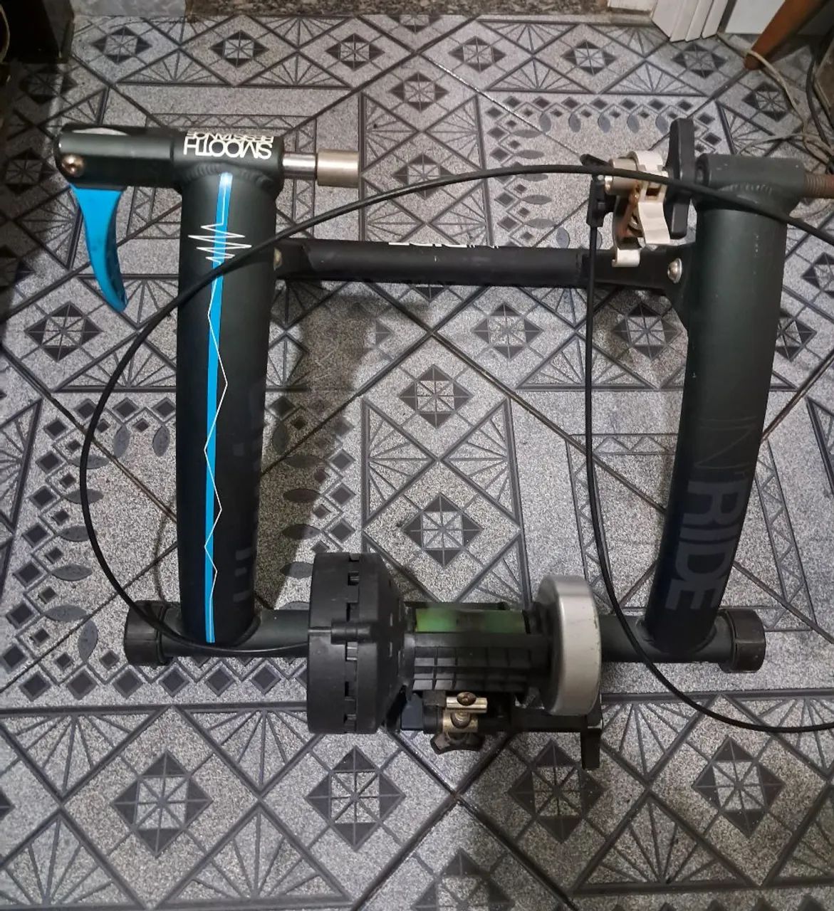 Rolo de treino para ciclista