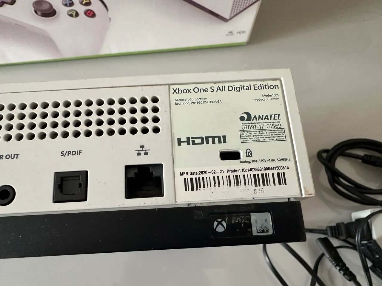 Xbox one S all digital. COM DEFEITO - Foto 3