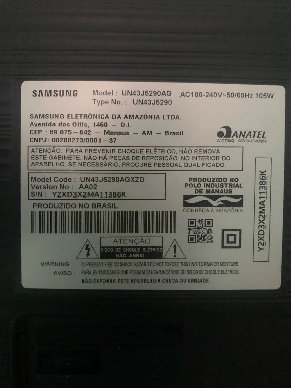 Smart TV Samsung 43 polegadas - Foto 4