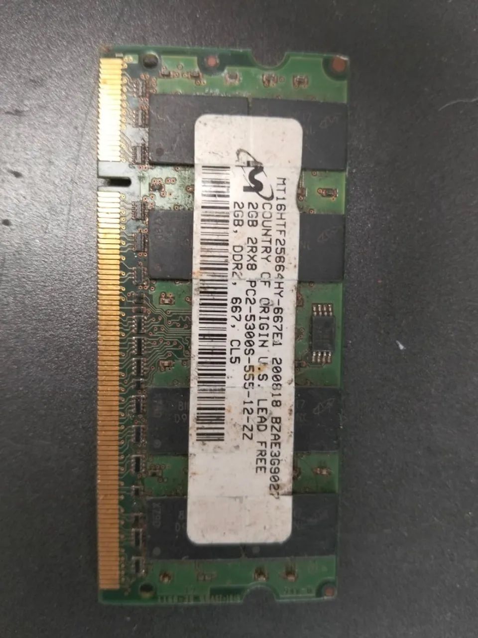 Memória DDR2 para Notebook