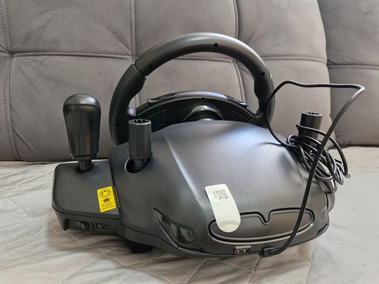 Volante e Pedal force driving XboxOne ps3/ps4 e Pc. Preto Dazz - Foto 3