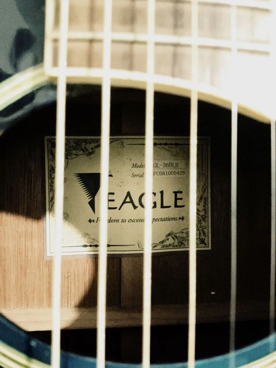 VIOLÃO EAGLE GL36 BLB  - Foto 2