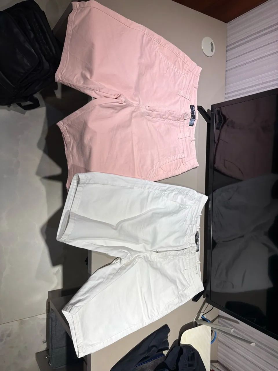 kit 2 bermudas jeans slim 40 - Foto 3
