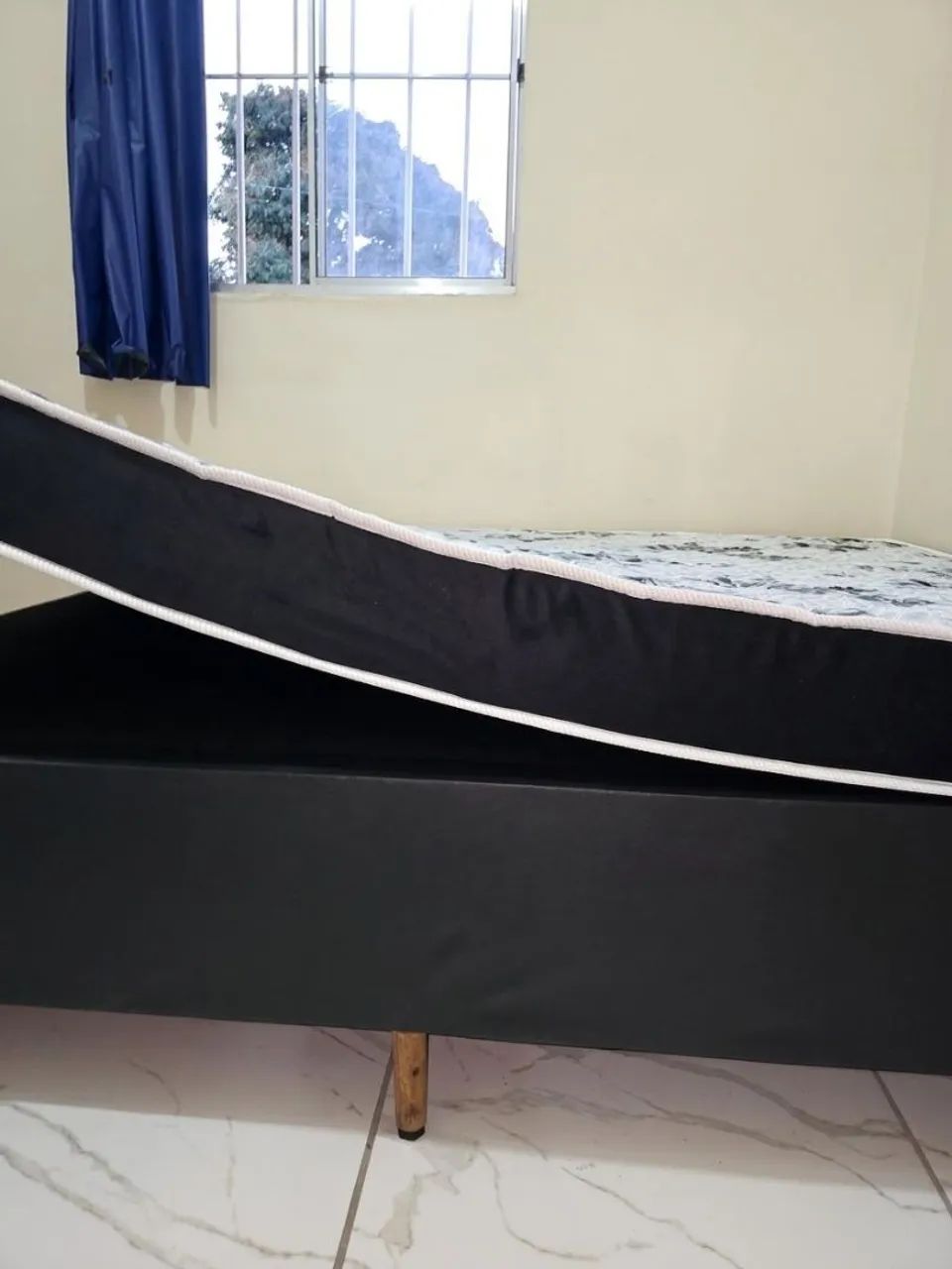 Cama Box Casal Completa + Colchão Espuma D33 (Nova!) - Foto 2