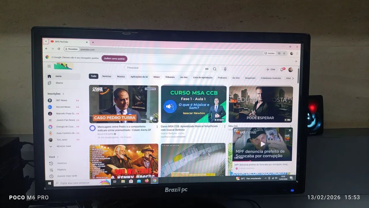 Computador (Mini CPU) completo com HD SSD, 8GB de memória e Monitor de "20" polegadas  - Foto 5