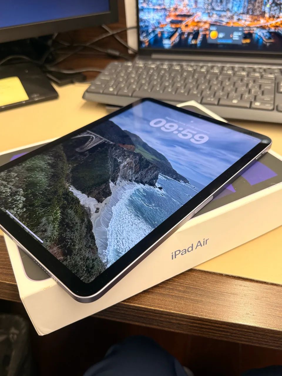iPad Air 5 M1 64GB Wi-Fi Roxo + Caixa | Excelente estado - Foto 4