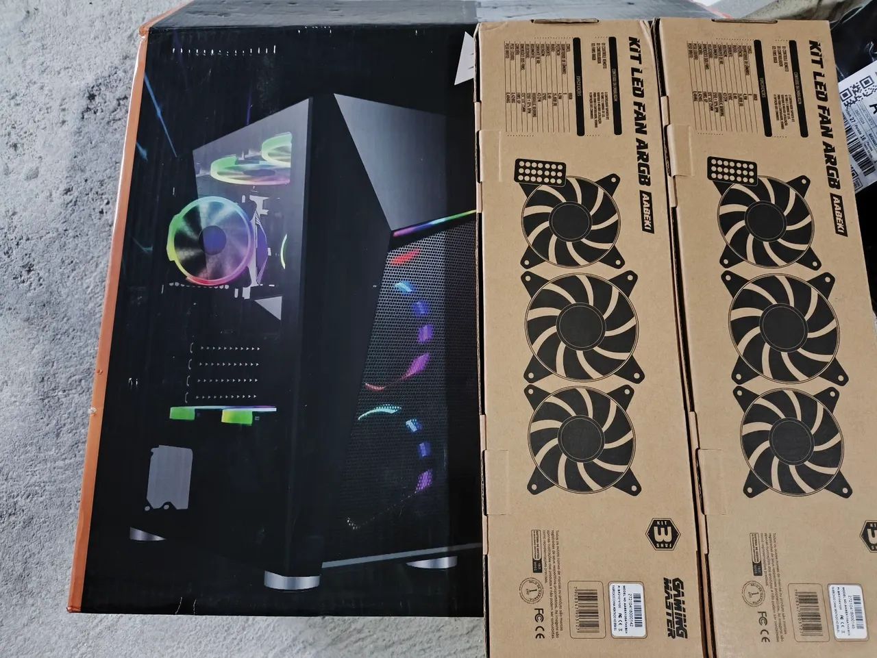 Gabinete bluecase, com fans e controladora!