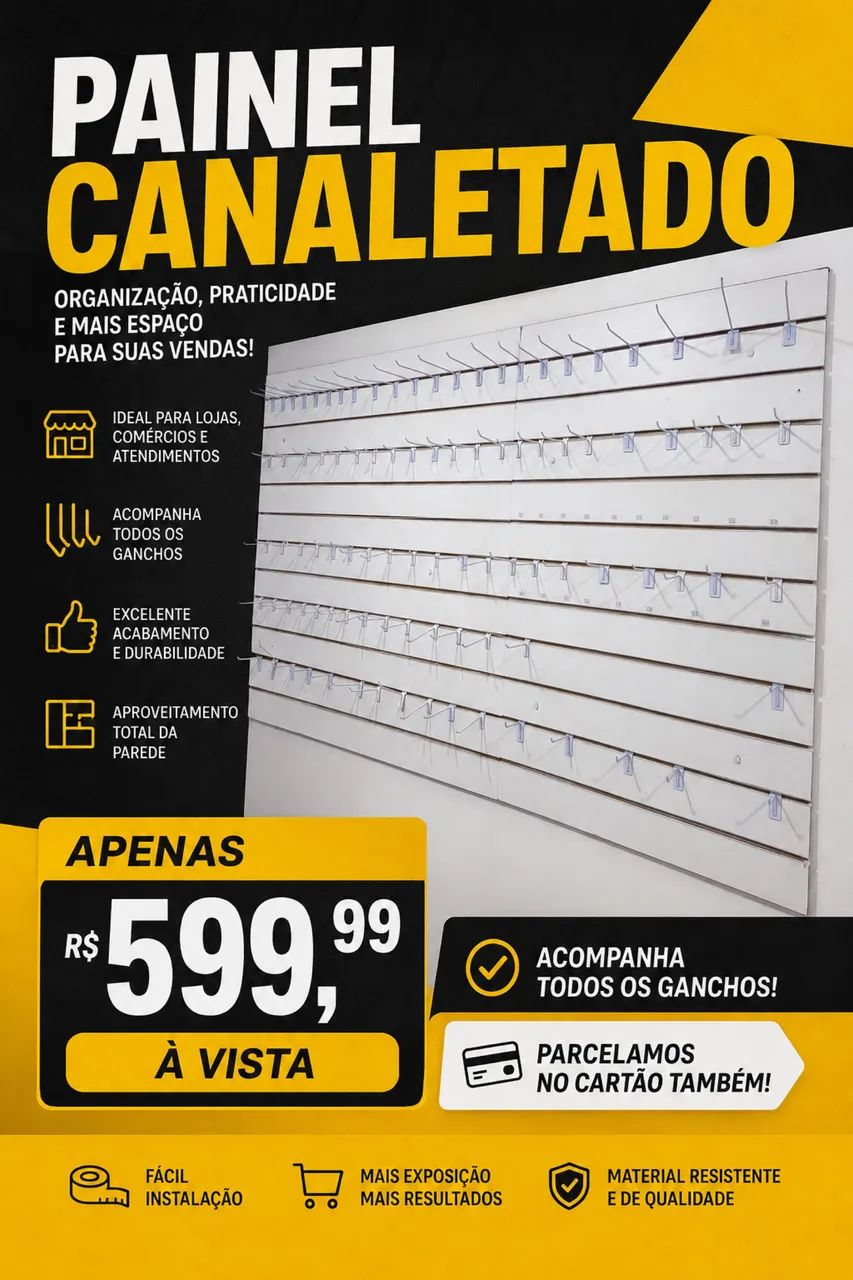 Painel canaletado 