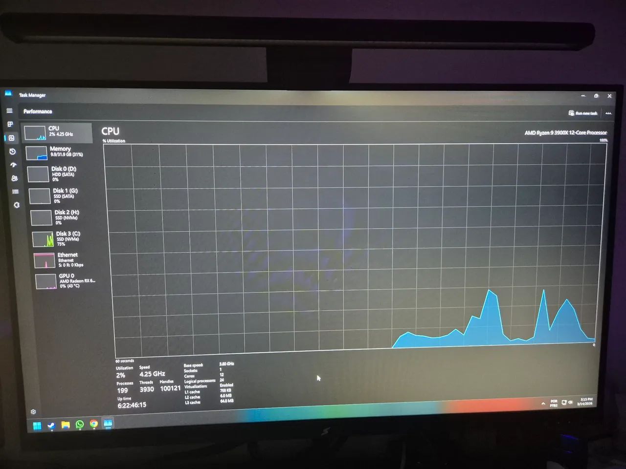 Processador Ryzen 9 3900x - Foto 3