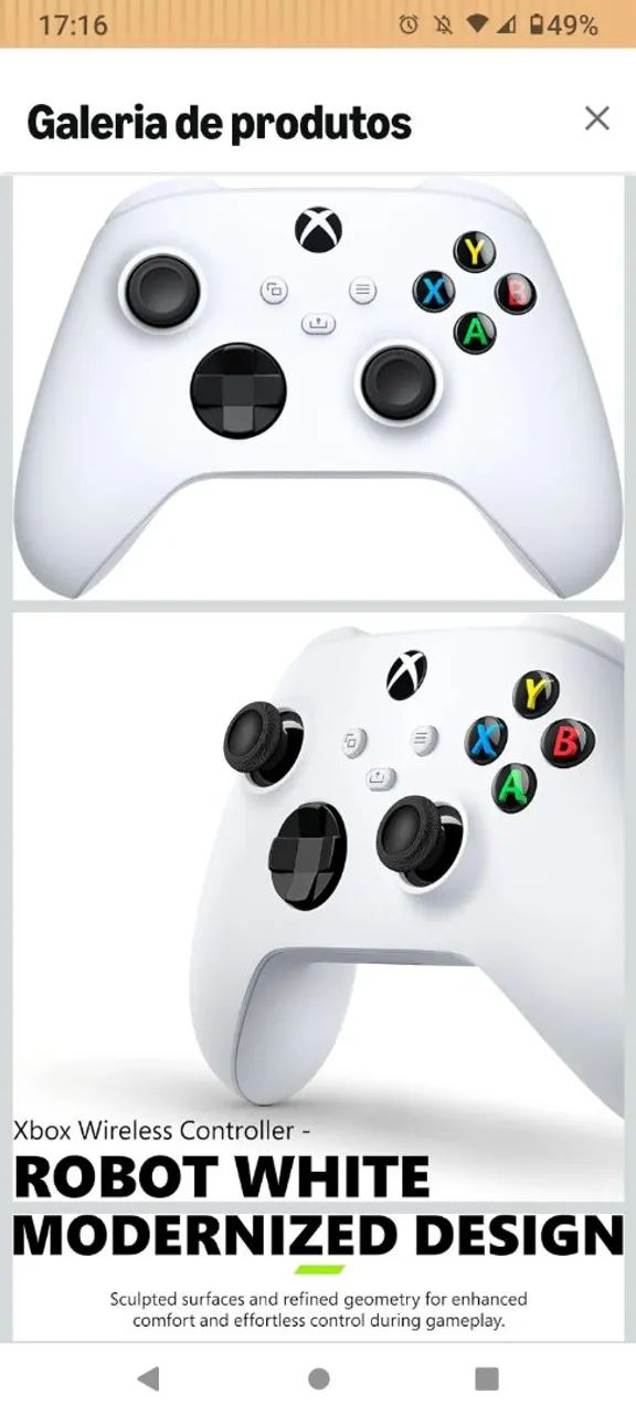 Controle XBOX (Branco)  série S