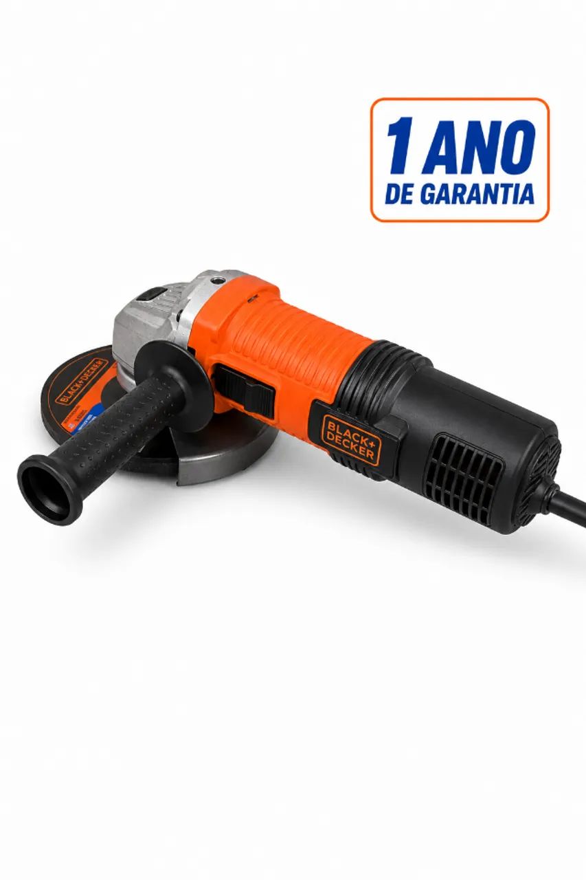 Esmerilhadeira Angular Black+Decker 920 W - Foto 4