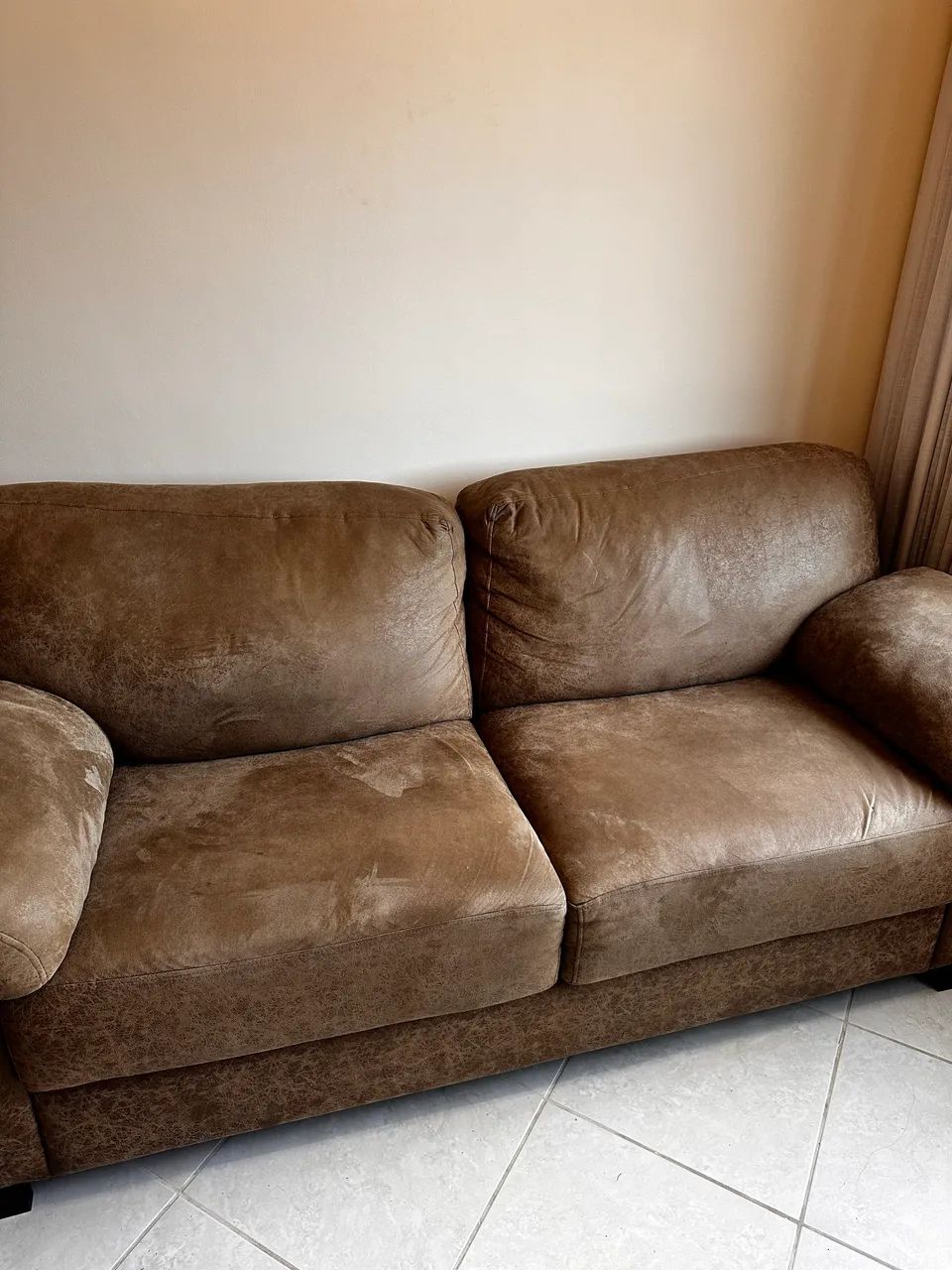 Conjunto de Sofás Luxo Suede - Foto 5