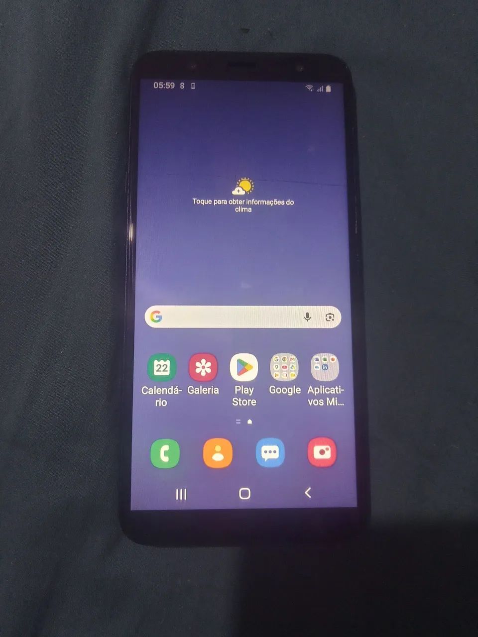 Smartphone Samsung Galaxy j8 64gb 4de ram usado c/ capa e película 