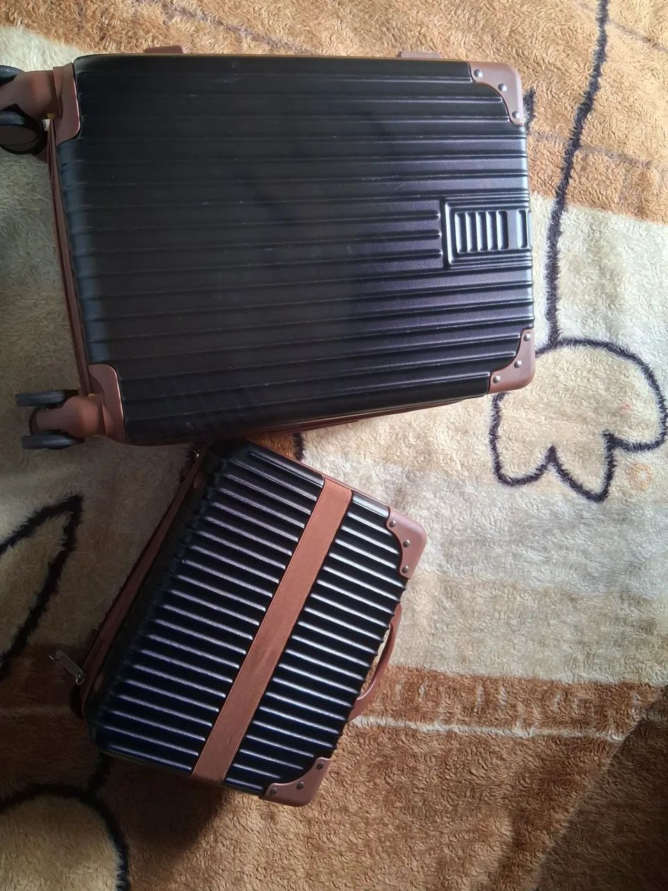 Kit malas de viagem. 
