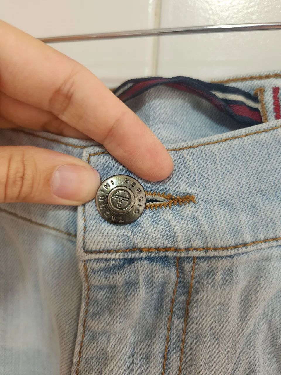 Calça jeans sergio tacchini 44 - Foto 2