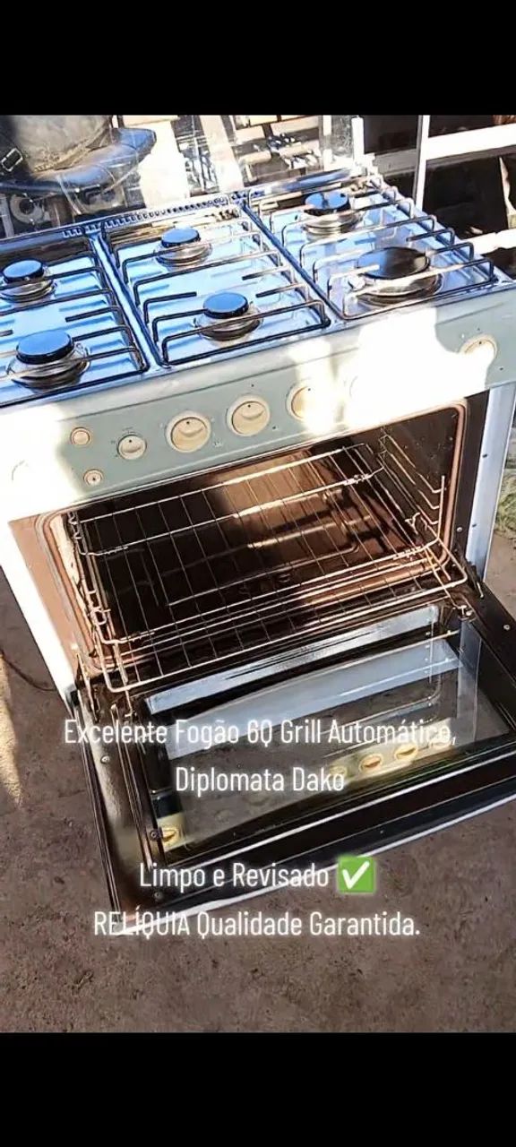Fogão 6 bocas Automático Grill Dako  - Foto 4