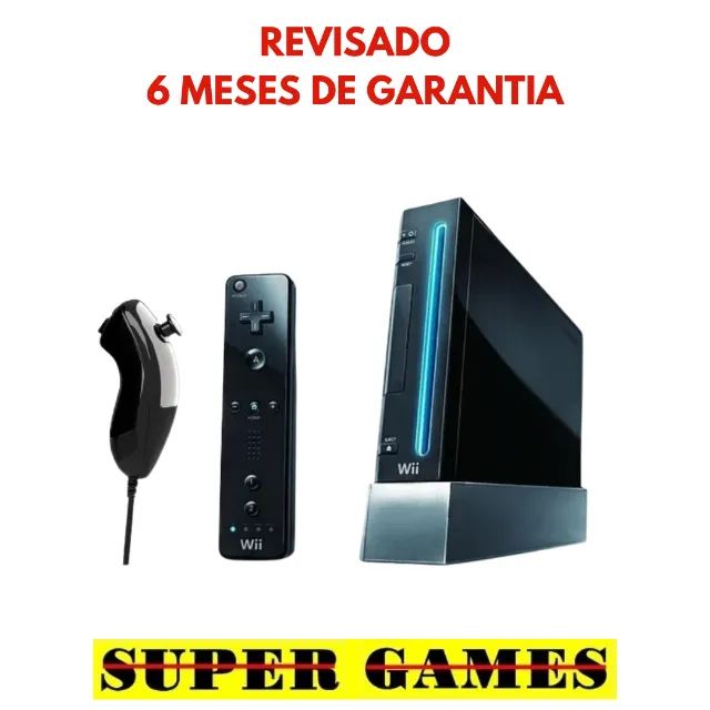 Wii black destravado, 6 meses de garantia, Loja física desde 2004, AvaliamosTroca.