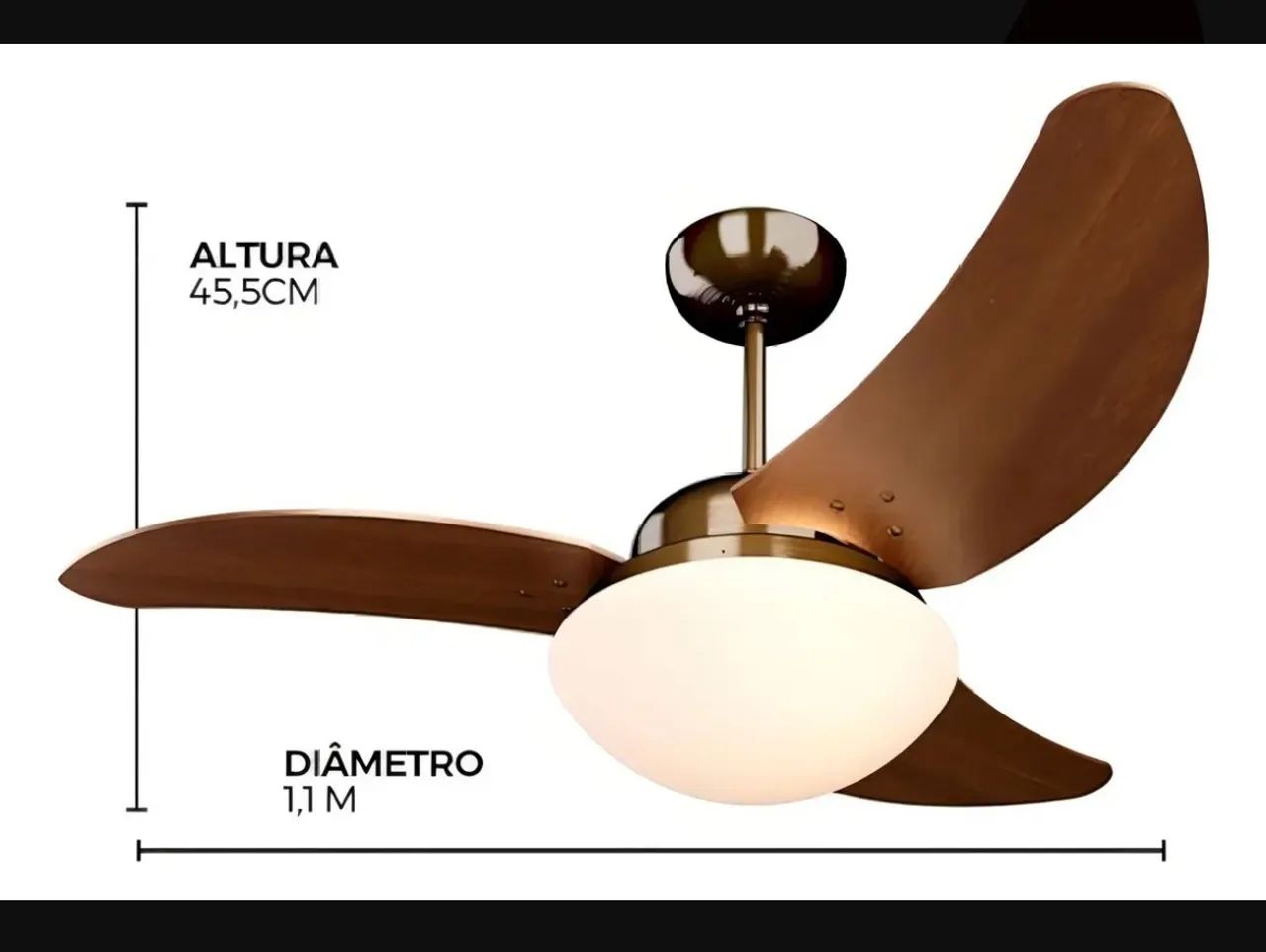 3 VENTILADORES DE TETO - Foto 3