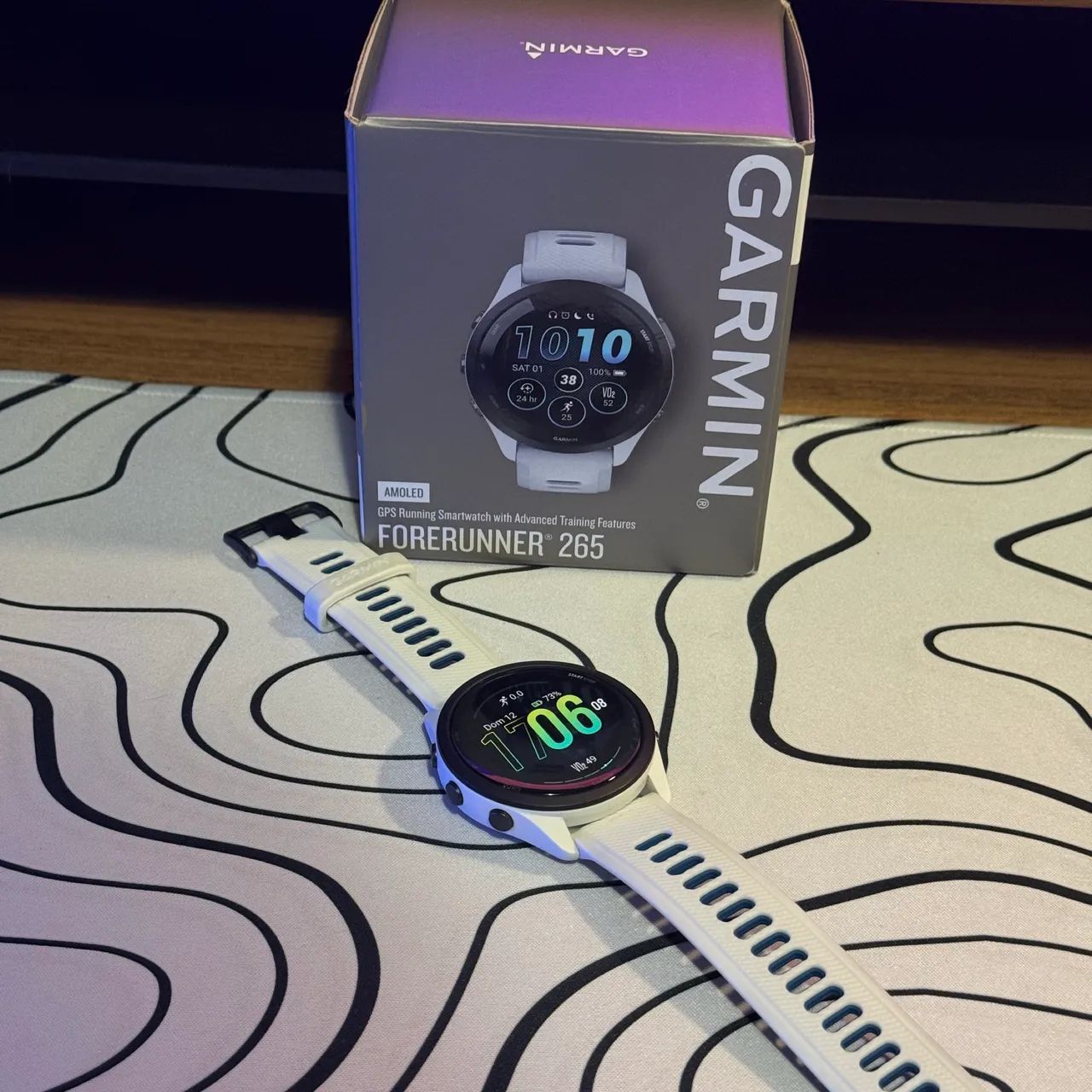 Garmin Forerunner 265 Amoled | Branco (Venda ou Troca)