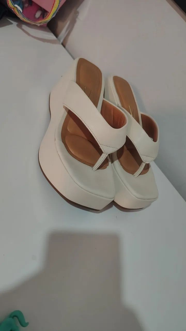 Tamanco Vizzano casual branco off  - Foto 5
