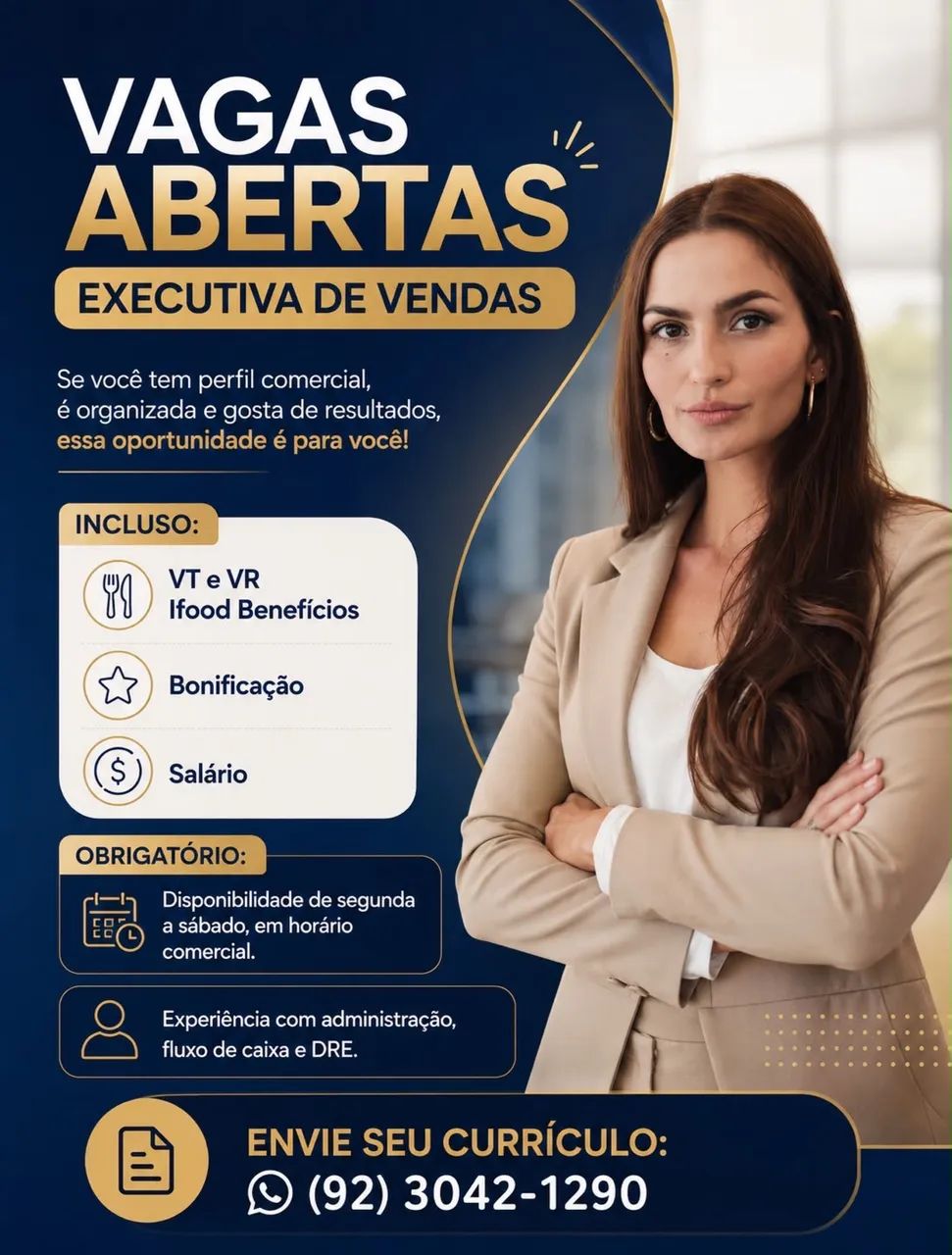 Vaga executiva de venda