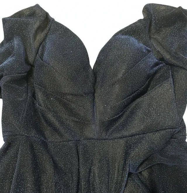 Vendo Vestido azul de festa com brilho - Foto 3