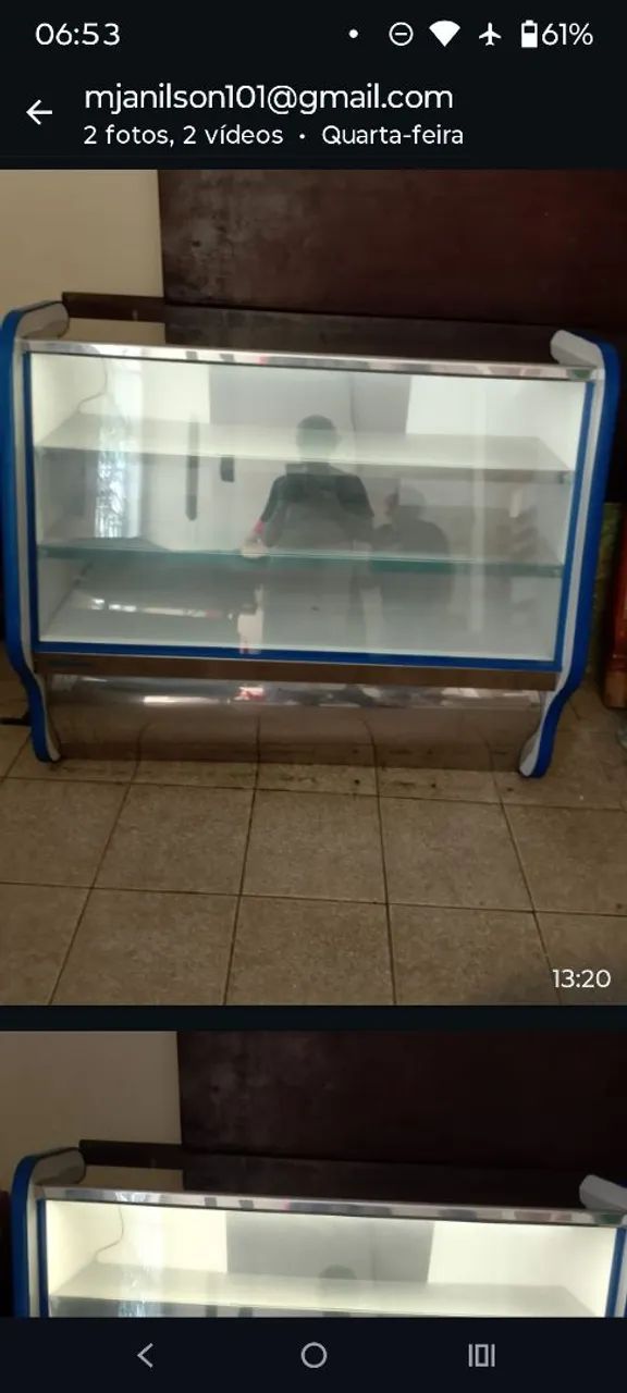 Vitrine quente 