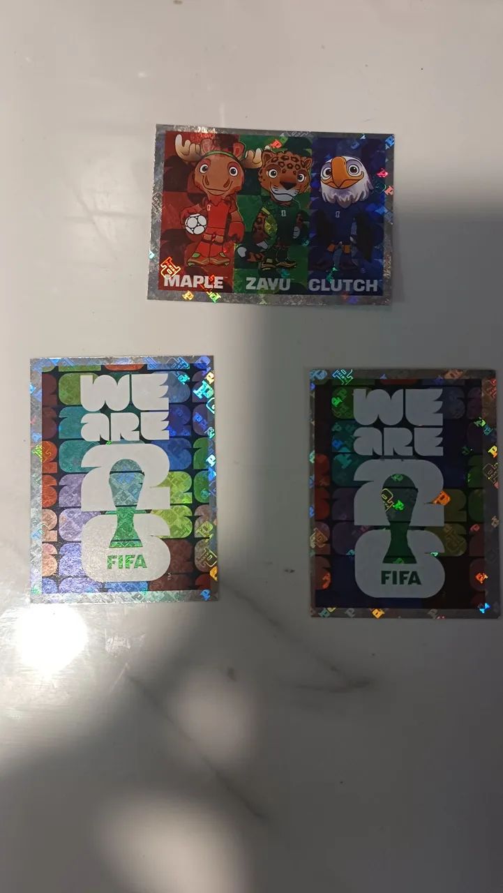 Figurinhas FWC 3 e FWC 4