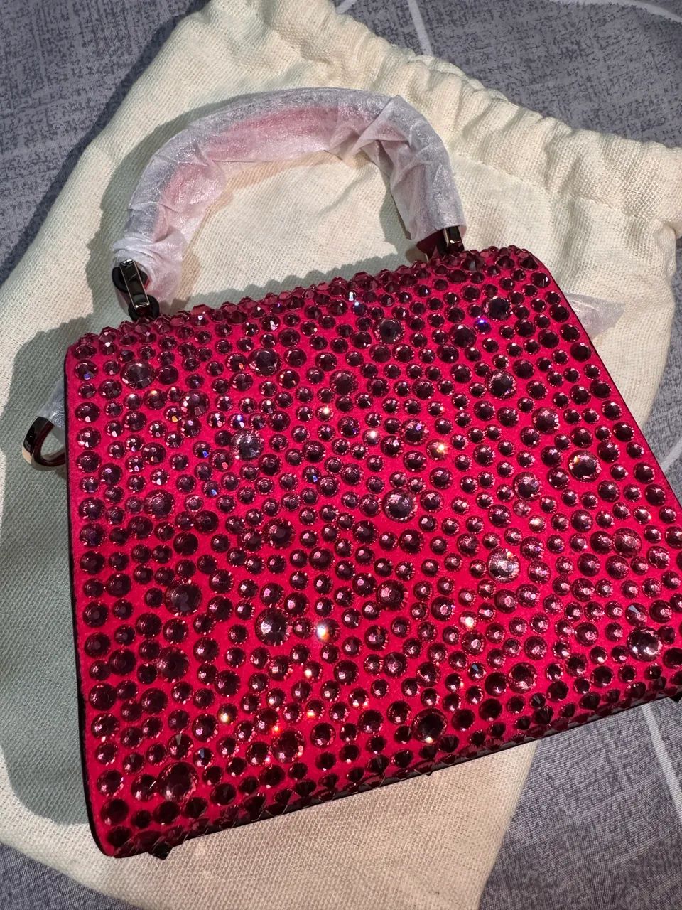 Micro bag valentino com brilho  - Foto 2