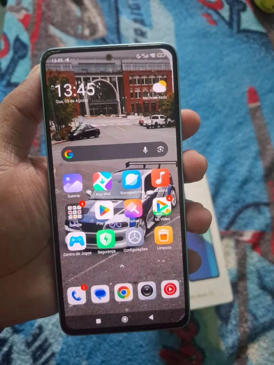 XIAOMI NOTE 13 128GB AZUL COM CAIXA 